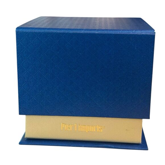 Pier 1 Li Bien Glass Christmas Ornament 2017 Hand-Painted Reindeer with Gift Box - Picture 13 of 15